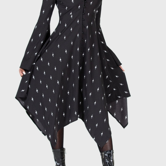 Killstar Bury Hatchets Midi Dress - Picture 5 of 5